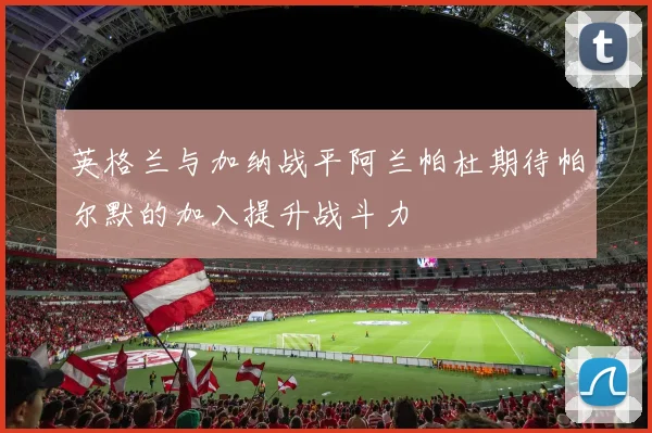 英格兰与加纳战平阿兰帕杜期待帕尔默的加入提升战斗力